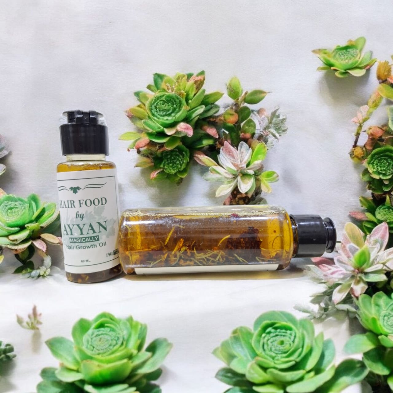 60 ML HAIR FOOD BY AYYAN 💚 Nature’s secret for strong, shiny hair.