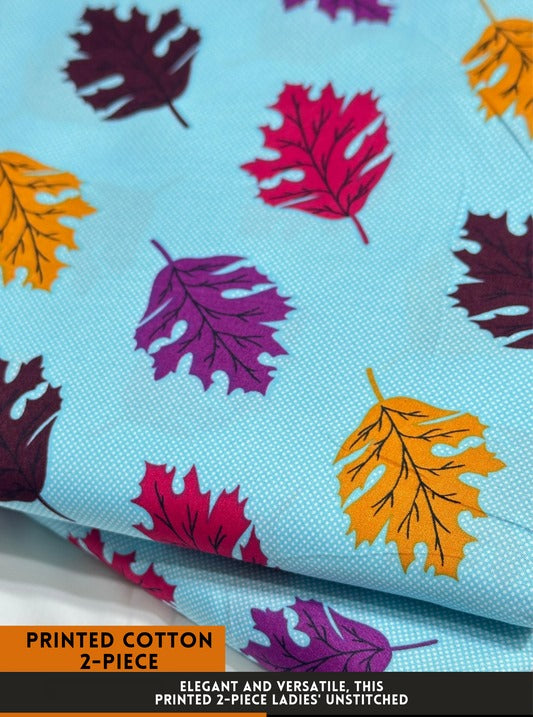 2Pc All Over Printed Cotton Dress