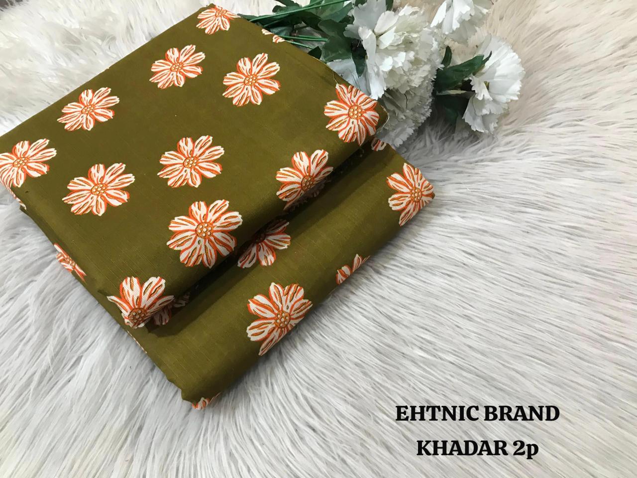 Khaddar 2-Piece Suit – All Over Print