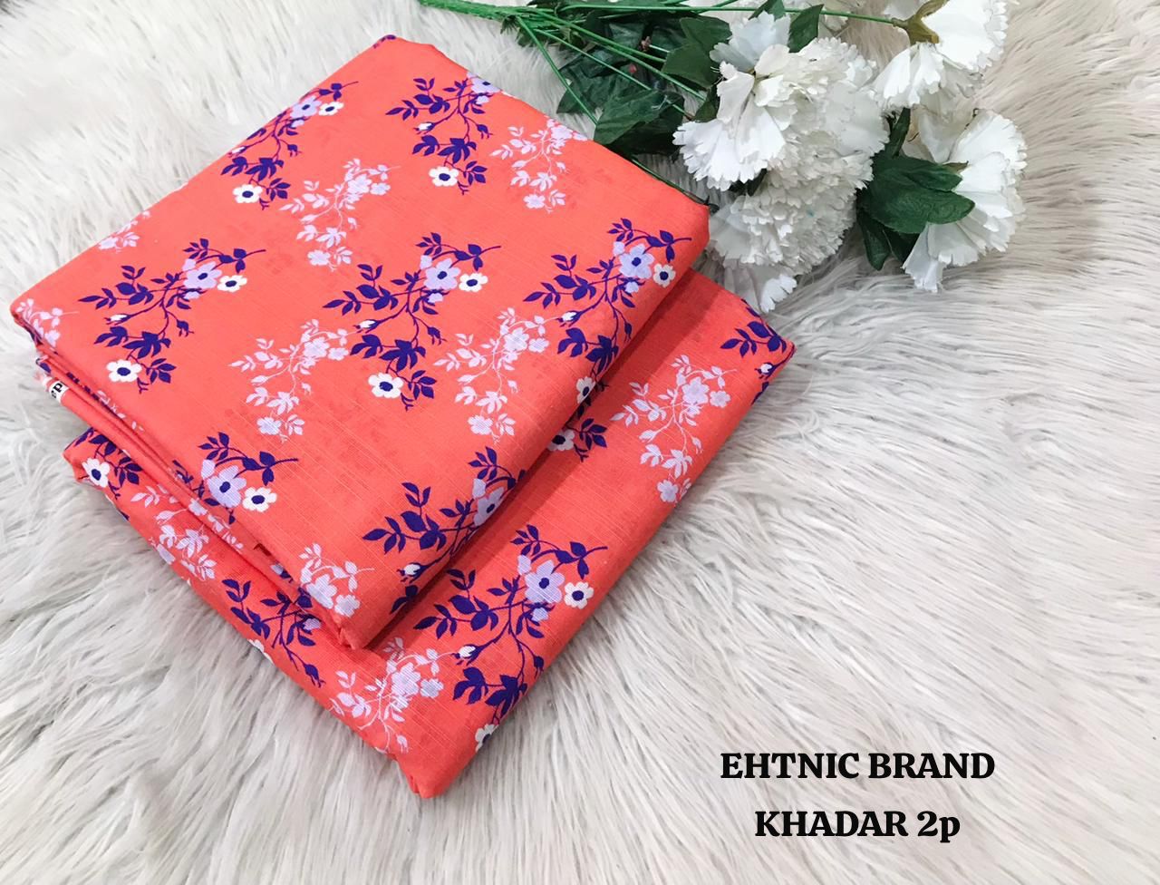 Khaddar 2-Piece Suit – All Over Print