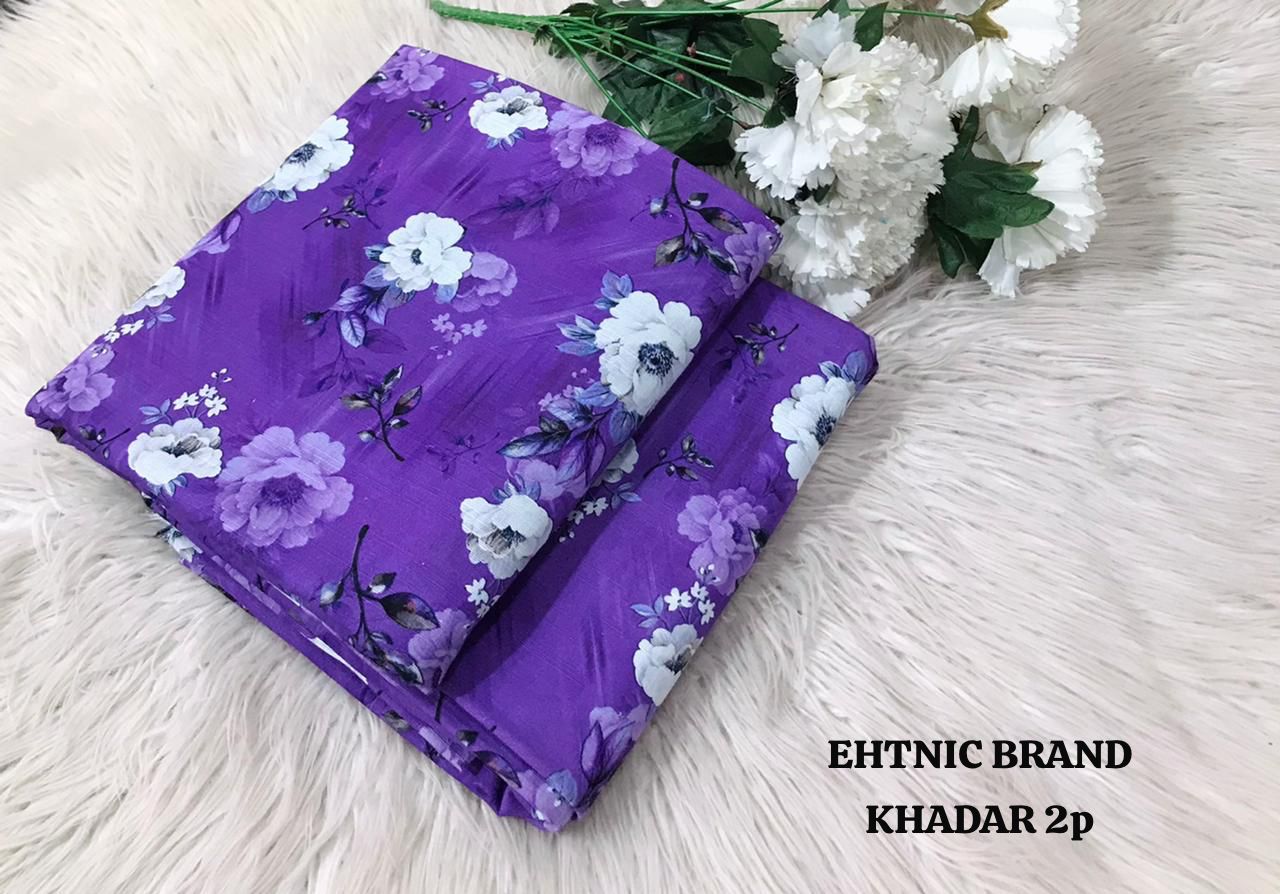 Khaddar 2-Piece Suit – All Over Print