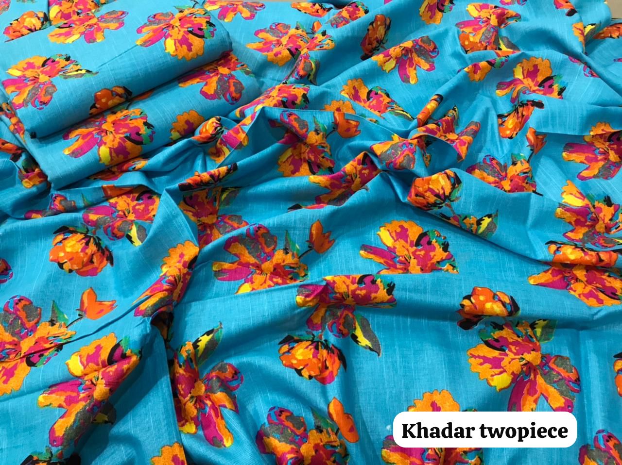 Khaddar 2-Piece Suit – All Over Print