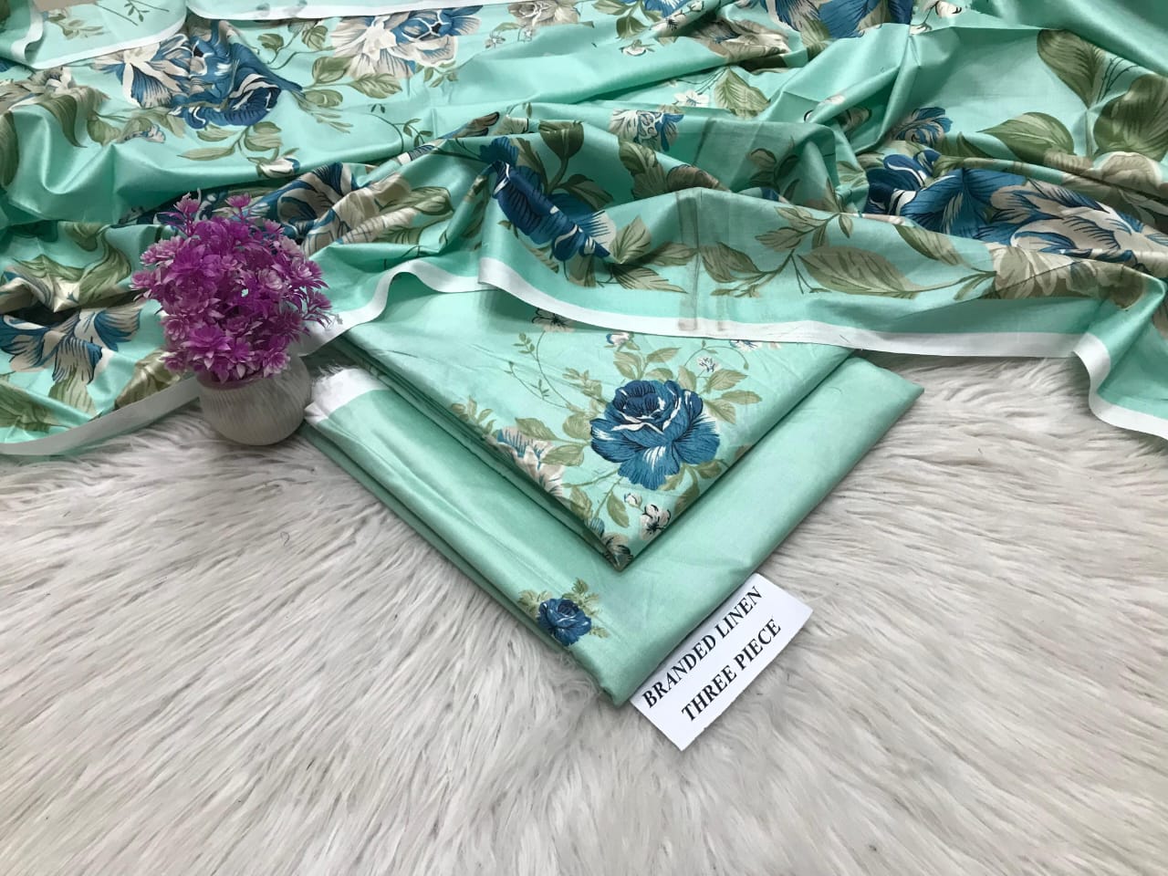 Maria B Unstitched Linen 3Pc