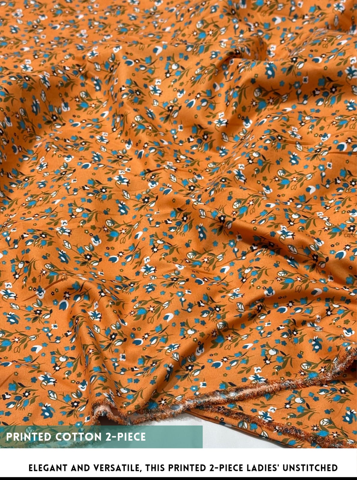 2 Piece All Over Printed cotton Dress