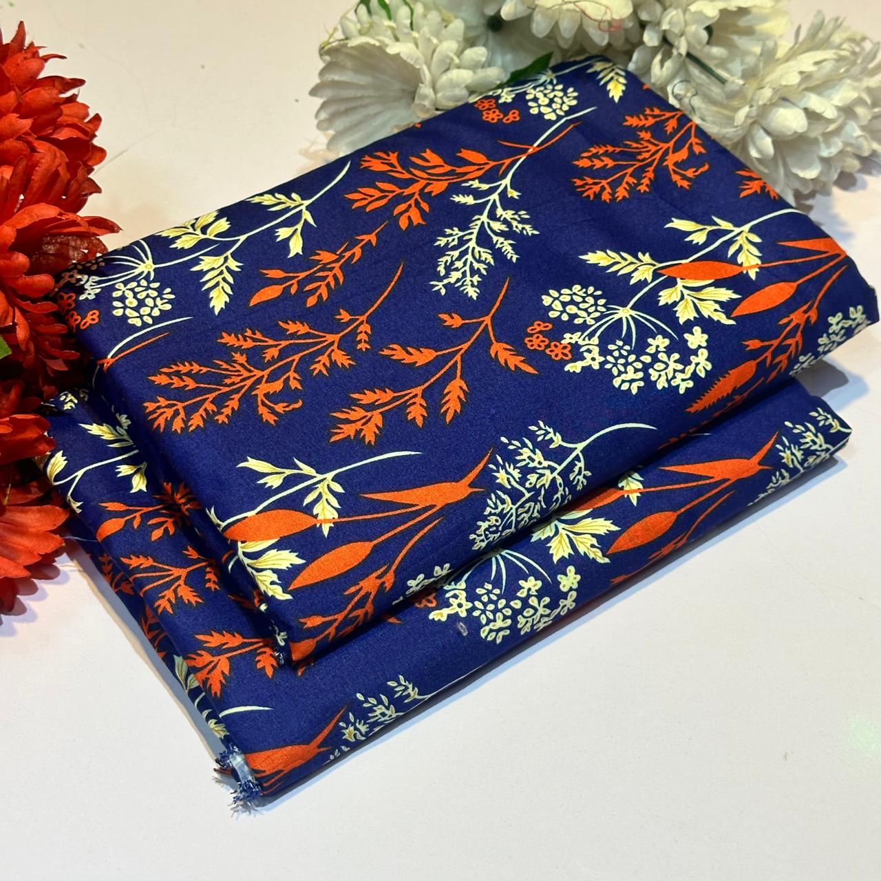 2 Piece All Over Printed cotton Dress