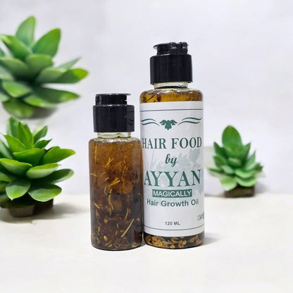 60 ML HAIR FOOD BY AYYAN 💚 Nature’s secret for strong, shiny hair.