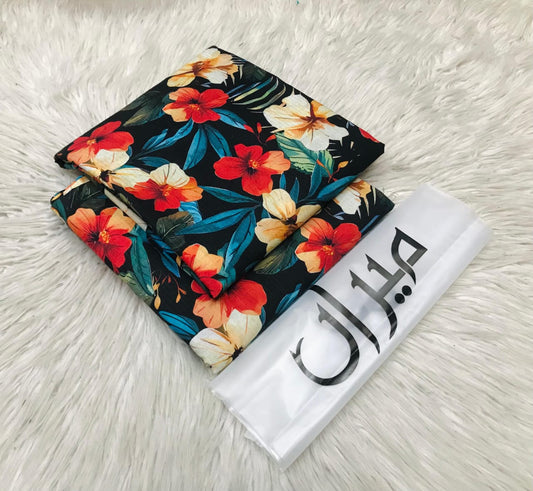 Bana Doria 2Pc Linen Suit – All Over Print