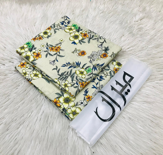 Bana Doria 2Pc Linen Suit – All Over Print