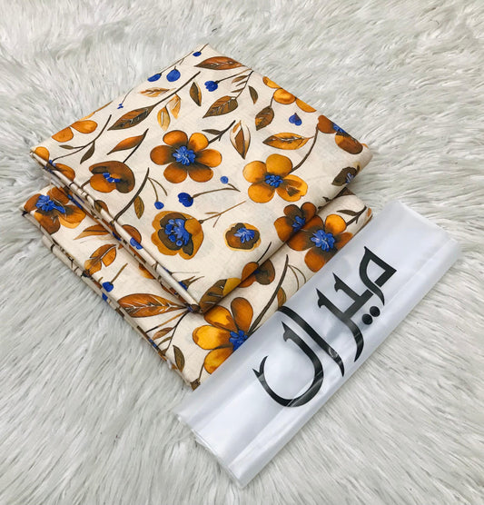 Bana Doria 2Pc Linen Suit – All Over Print