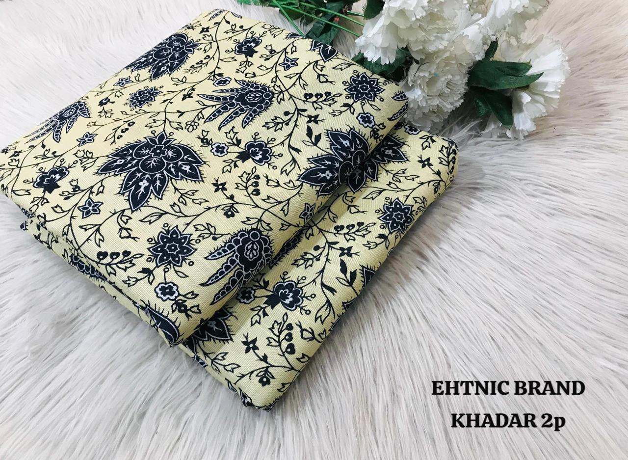 Khaddar 2-Piece Suit – All Over Print