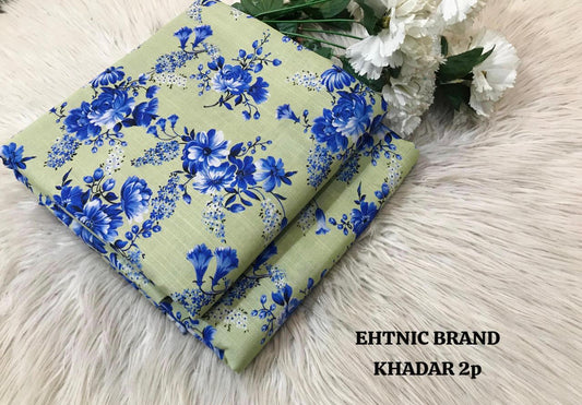 Khaddar 2-Piece Suit – All Over Print