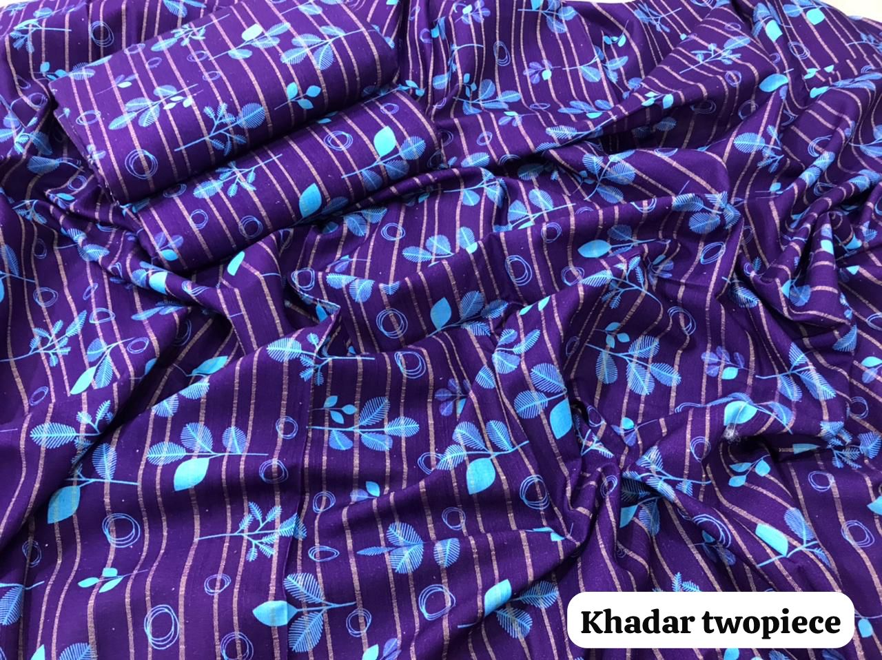 Khaddar 2-Piece Suit – All Over Print