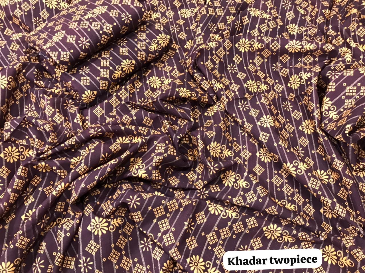 Khaddar 2-Piece Suit – All Over Print