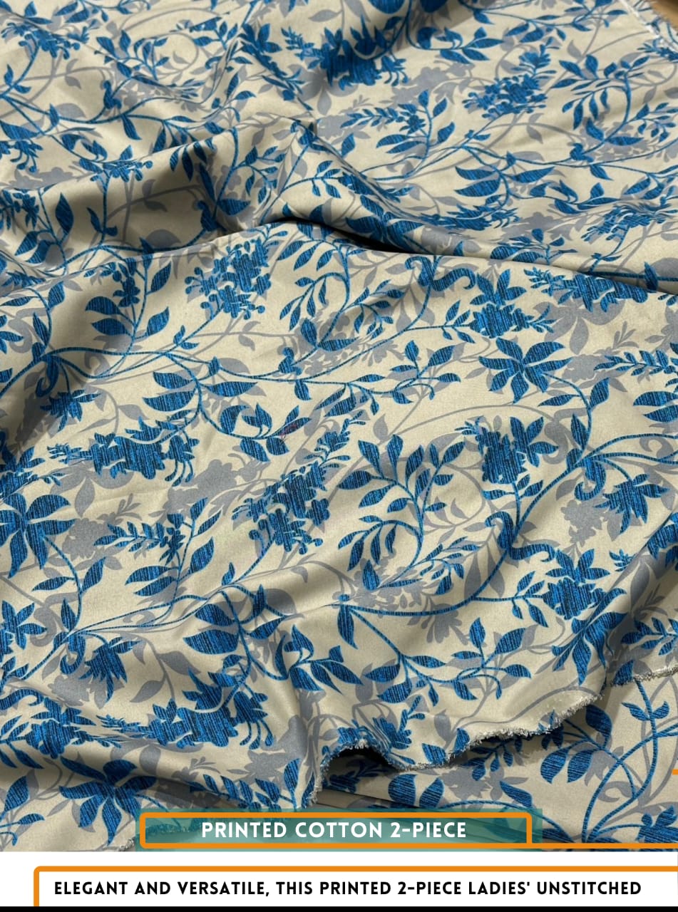 2 Piece All Over Printed cotton Dress