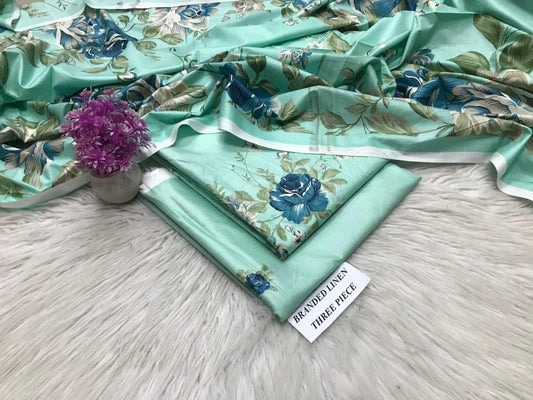 Maria B Unstitched Linen 3Pc