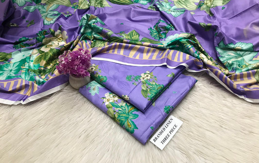 Maria B Unstitched Linen 3Pc