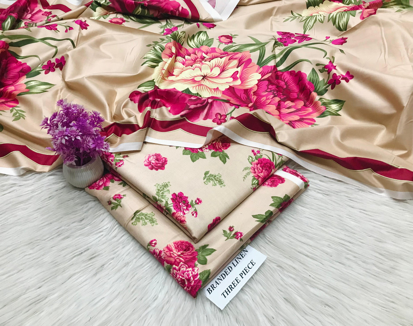 Maria B Unstitched Linen 3Pc