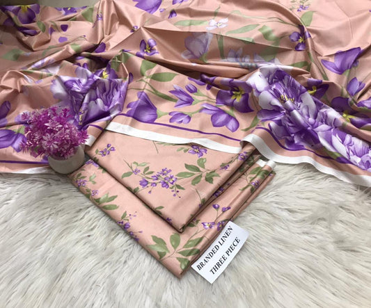 Maria B Unstitched Linen 3Pc