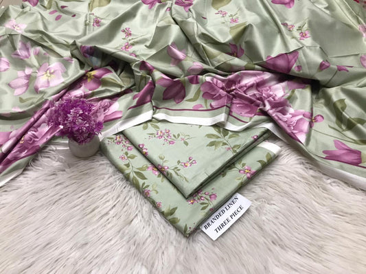 Maria B Unstitched Linen 3Pc