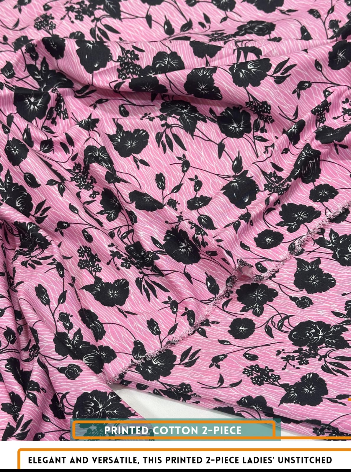 2 Piece All Over Printed cotton Dress