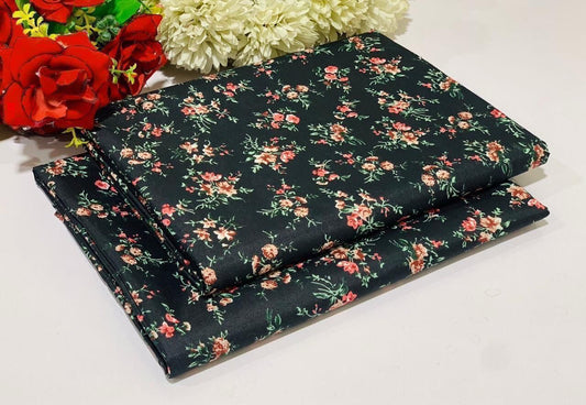 2 Piece All Over Printed cotton Dress