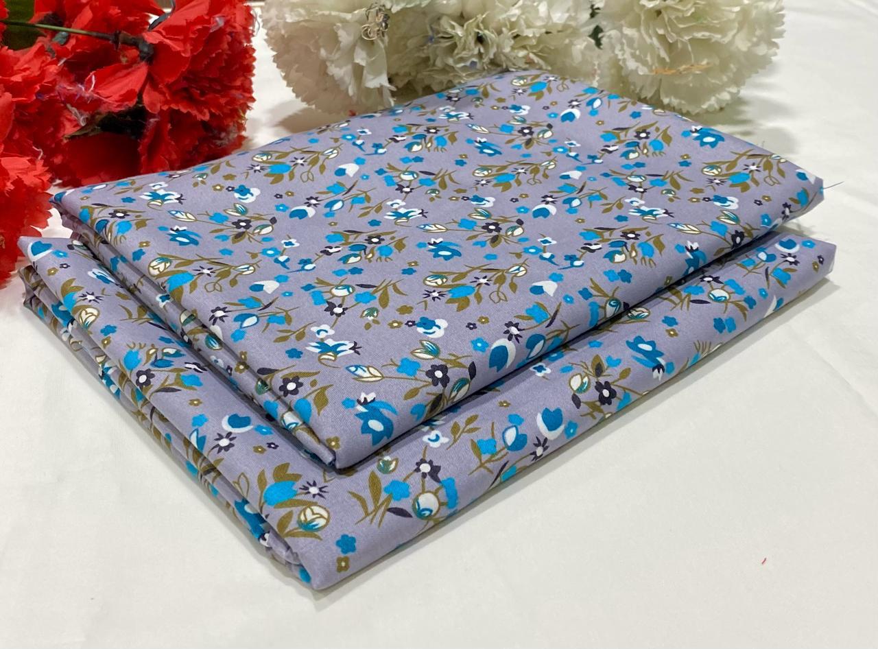 2 Piece All Over Printed cotton Dress