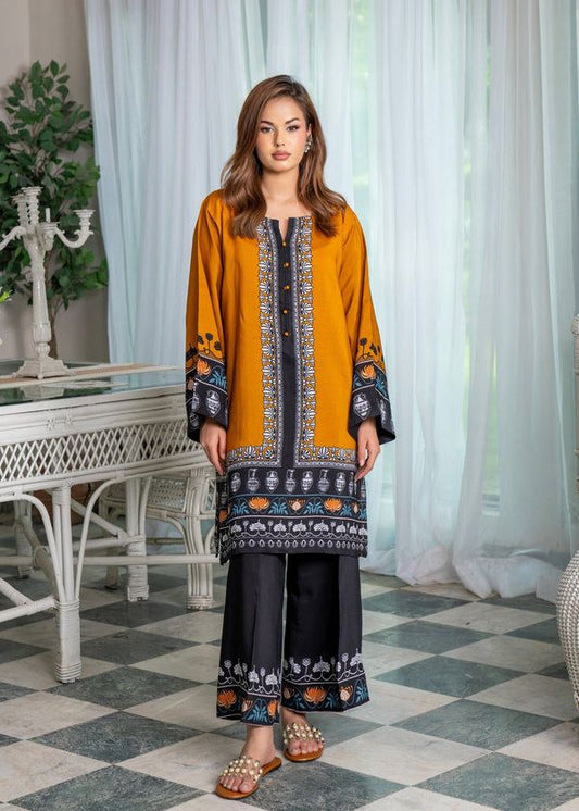 2Pc Linen Suit – All Over Print